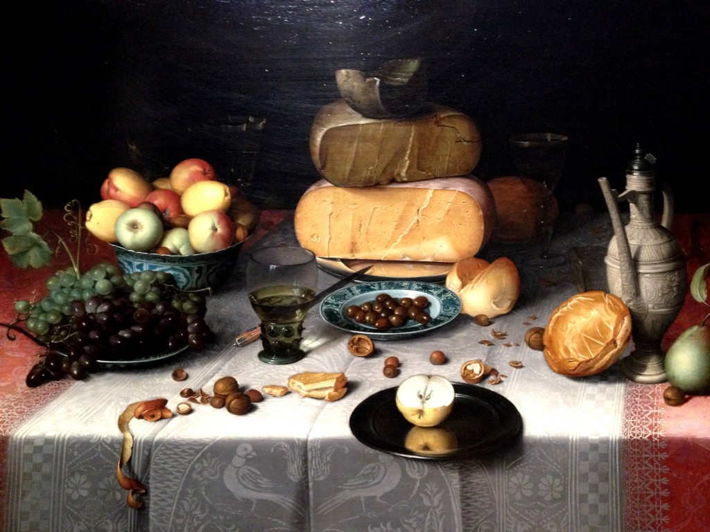 Still life with cheese - Van Dijck (1615)