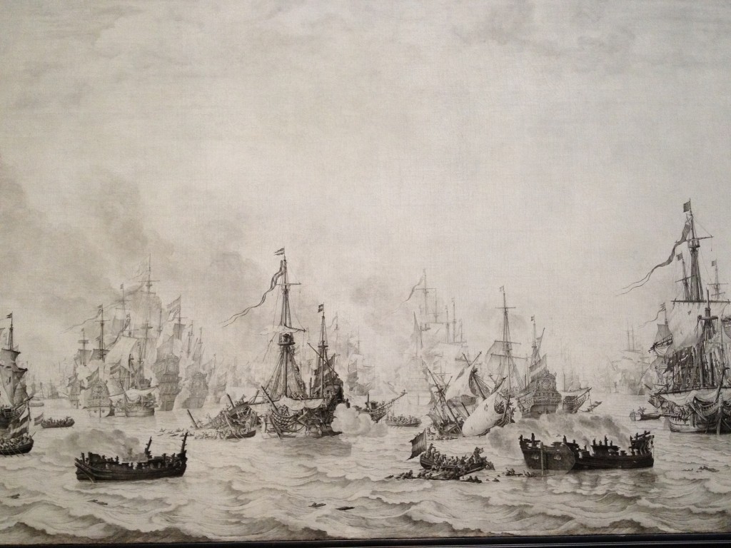 The battle of the Downs - Van de Velde (1659)