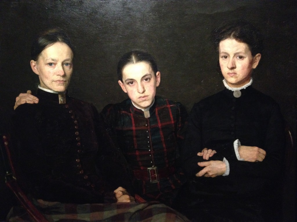 Portrait de Cornelia, Clara et Johanna Veth, 1885