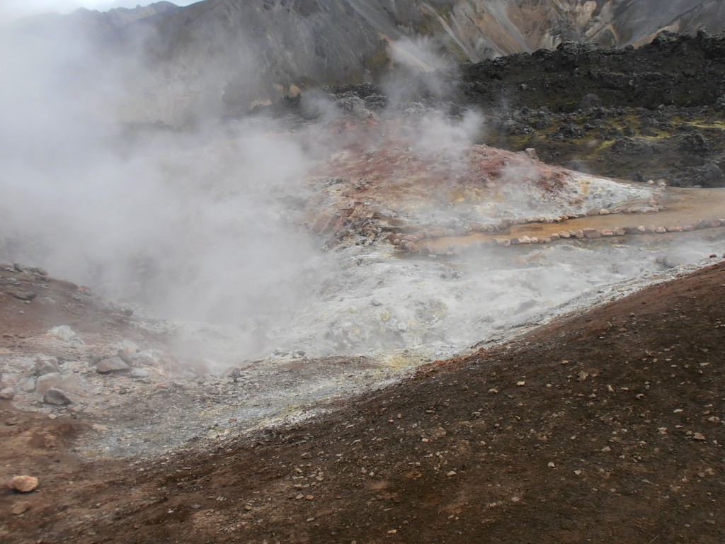 Fumerolles islande landmannalaugar