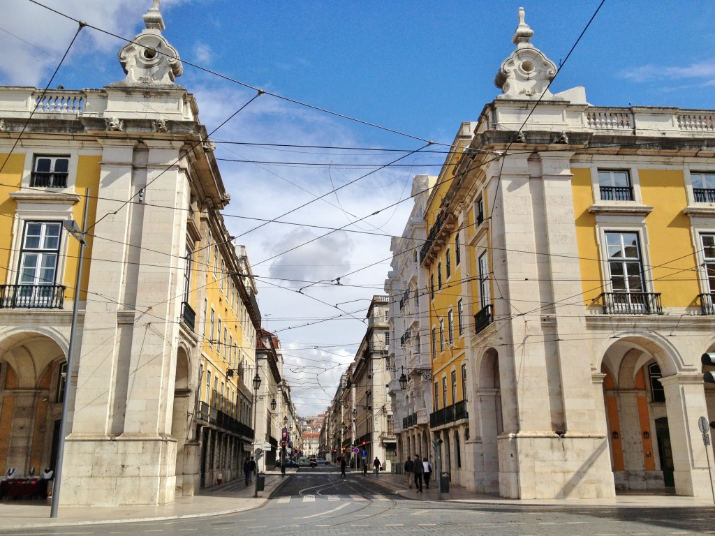 La Baixa - Lisbonne - praca do comercio