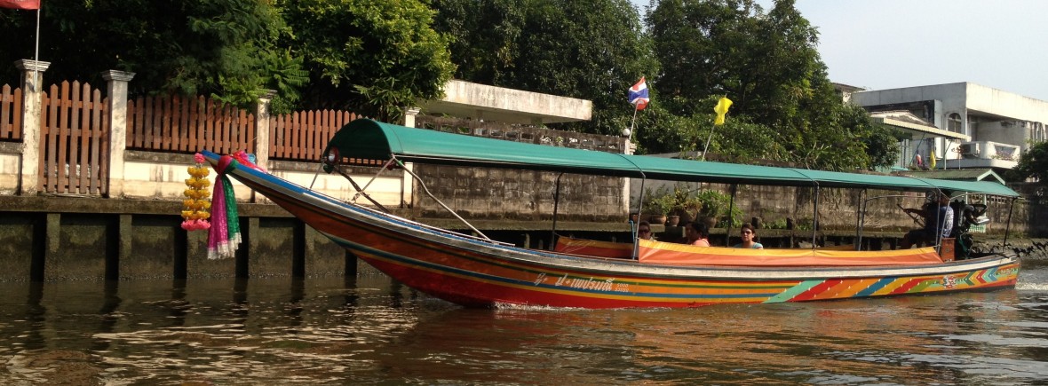 balade sur les khlongs Bangkok Thaïlande