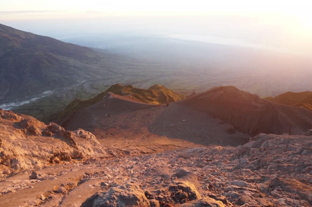 Ascension du mont merapi Java