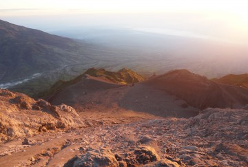 Ascension du mont merapi Java