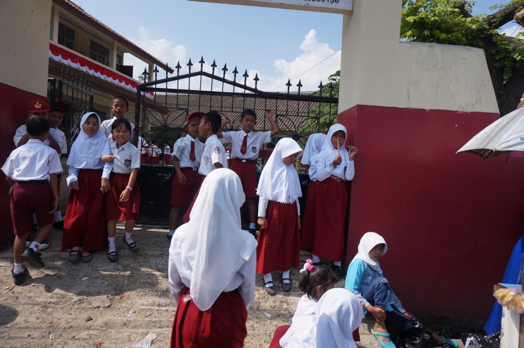 Java sortie d'école Indonésie