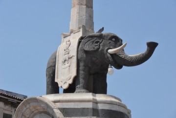 Fontaine de l'éléphant Catane Sicile