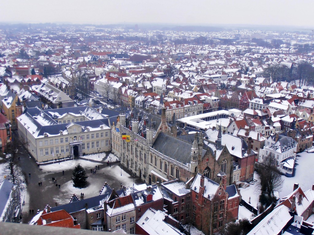 Vue du Beffroi à Bruges