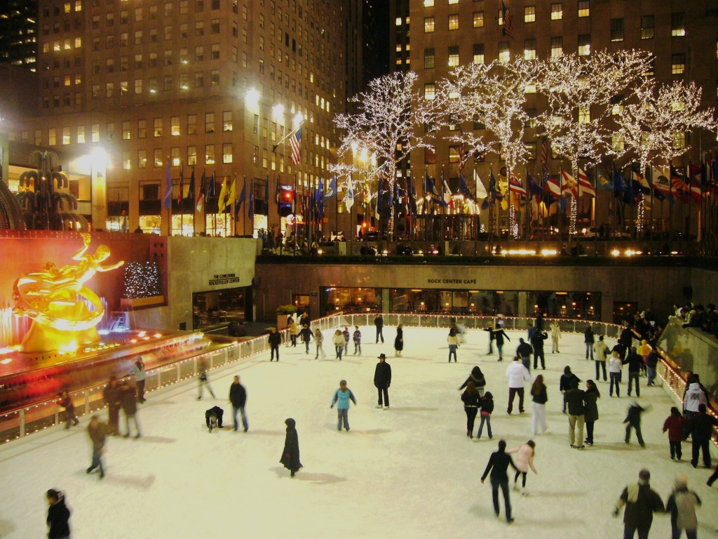 Rockefeller plaza patinoire
