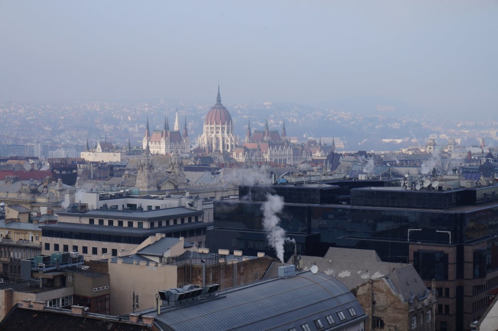 Vue dôme budapest basilique Saint Etienne