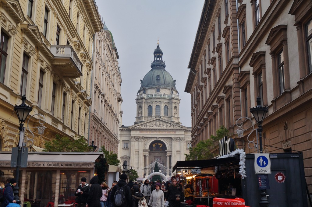 Vue dôme budapest basilique Saint Etienne