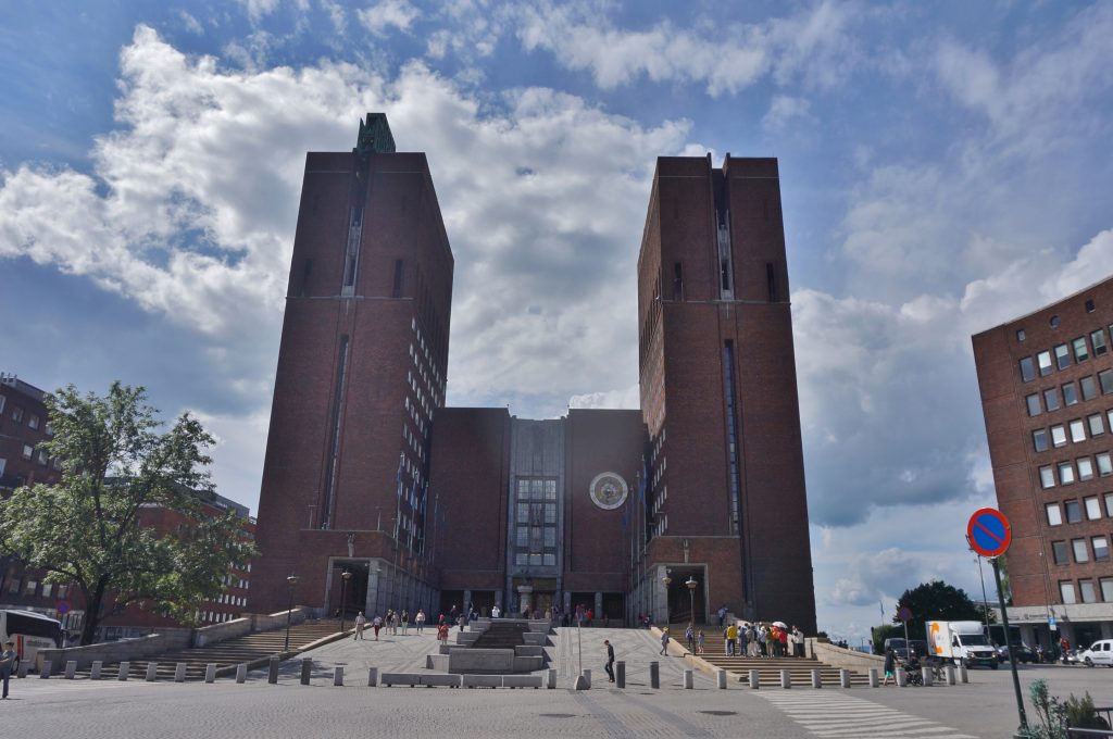 oslo norvege hôtel de ville city hall