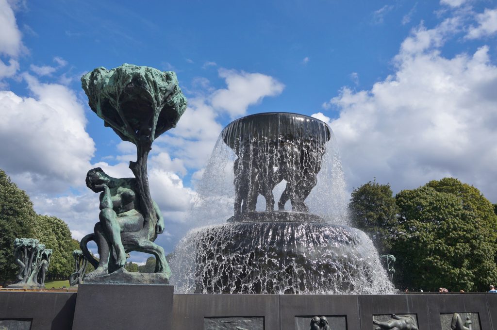 oslo norvege parc statues vigeland