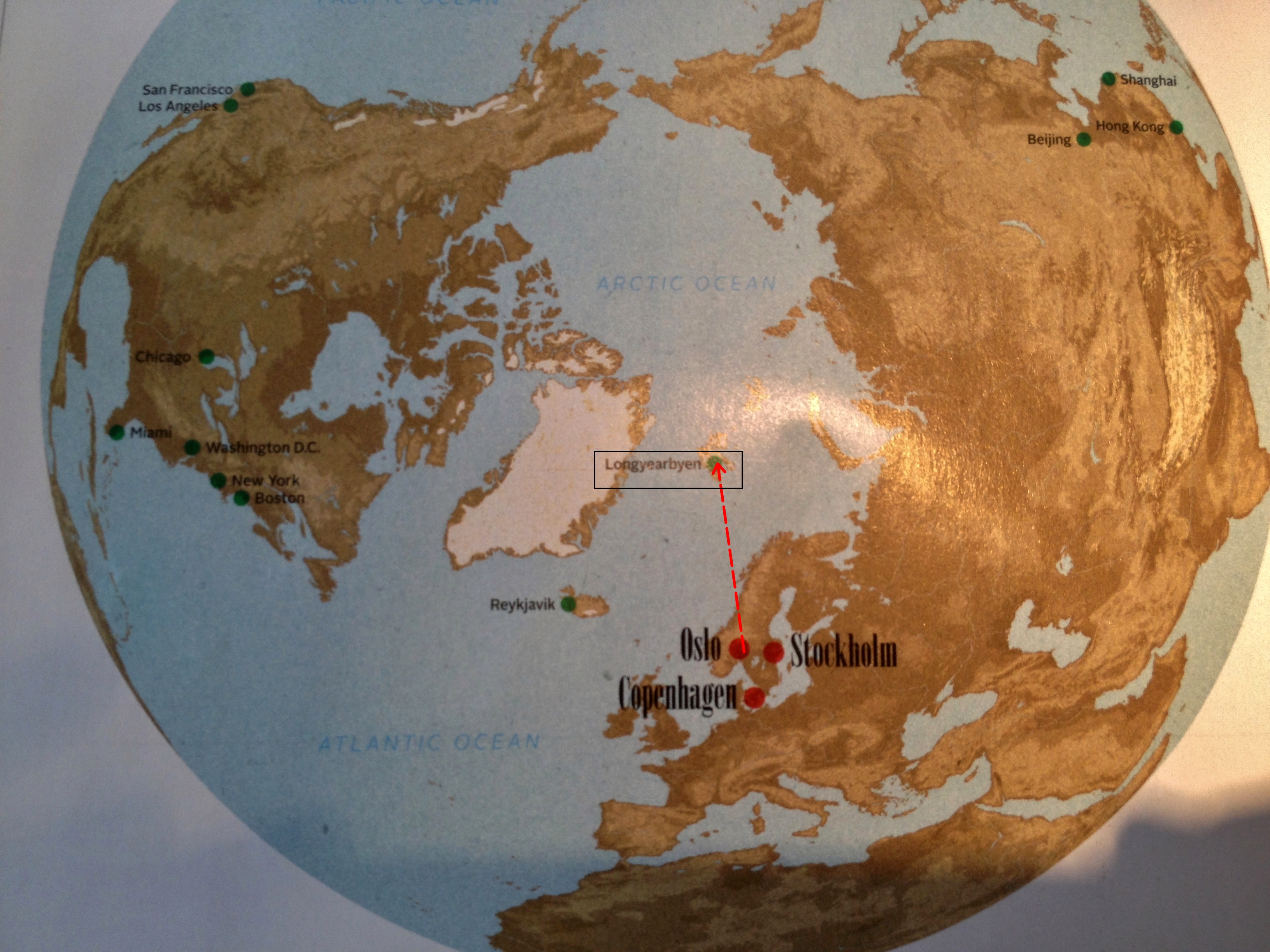 Carte Du Svalbard En Relief 2D - Poster Vintage Effet 3D - Think About Maps