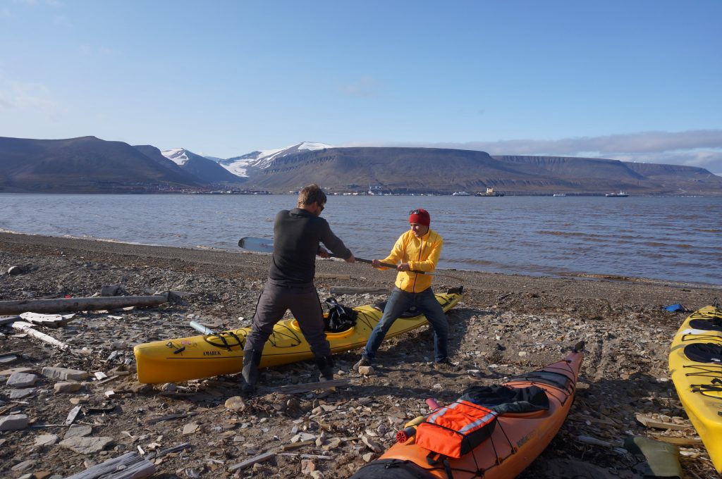 kayak svalbard arctique challenge