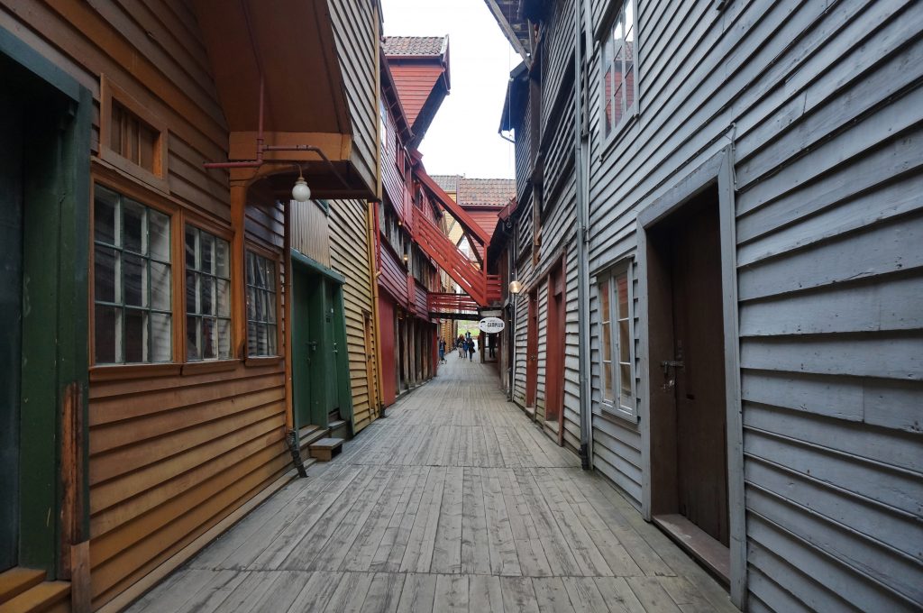 norvege bergen quai de Bryggen