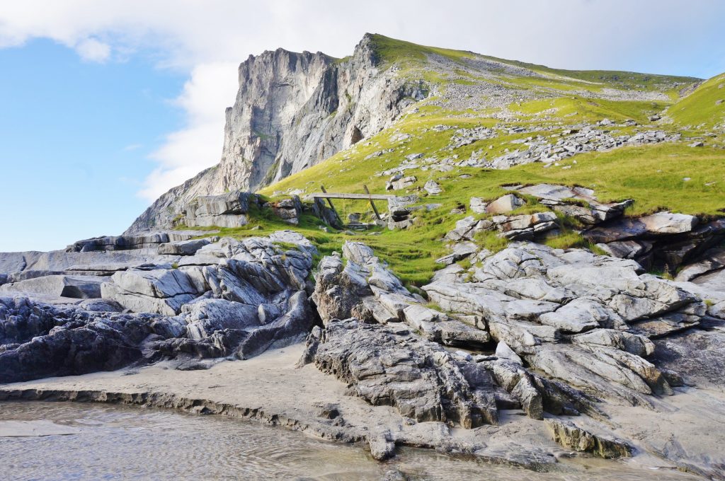 Lofoten norvege Kvalvika