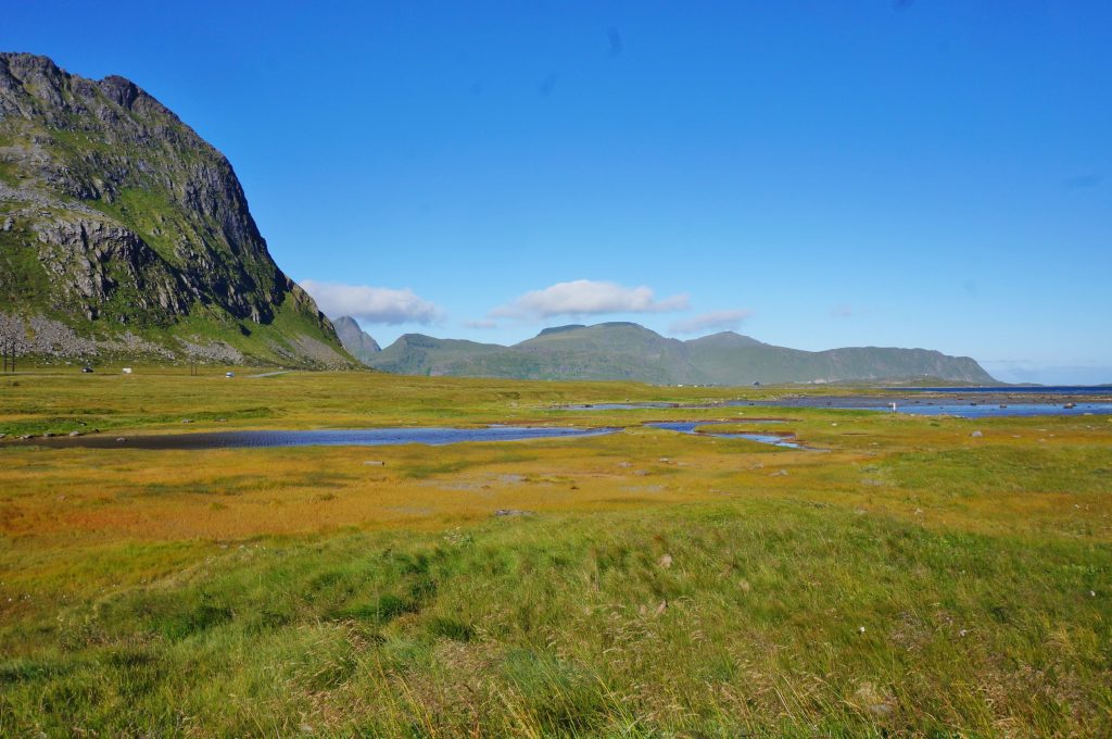 Lofoten norvege Kvalvika