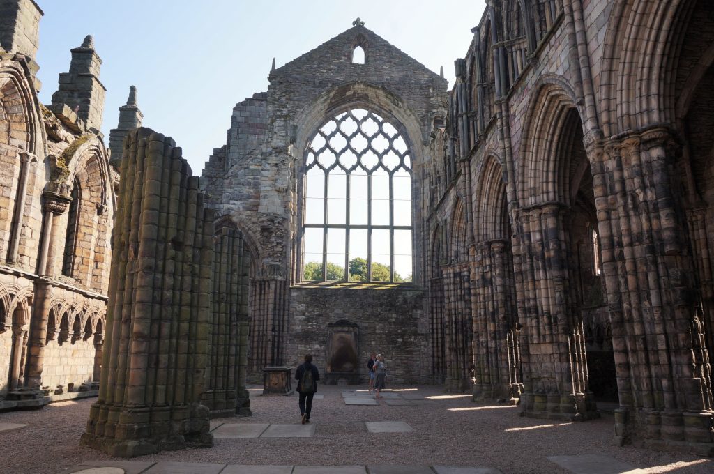 ecosse edimbourg palais d’Hollyrood abbaye