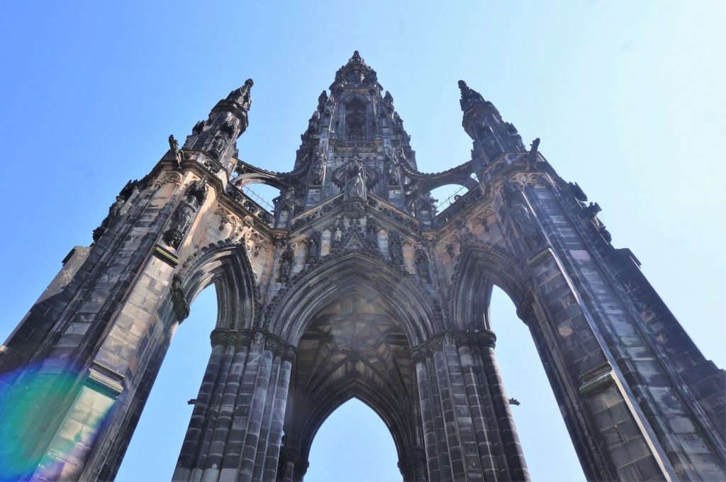 Scott monument ecosse edimbourg