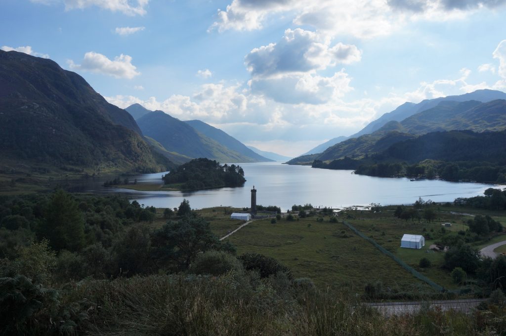 Glenfinnan ecosse train harry potter