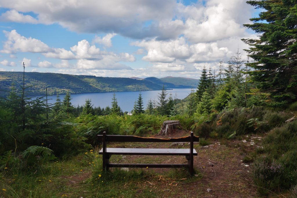 Inverfarigaig ecosse route B62 loch ness