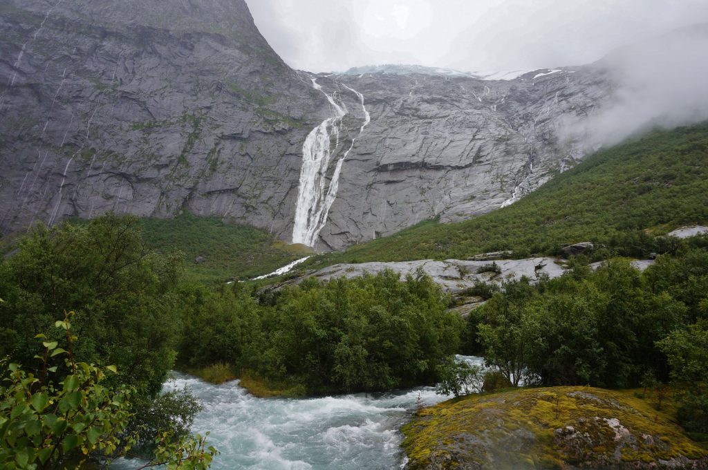 norvege glacier Briksdalsbreen