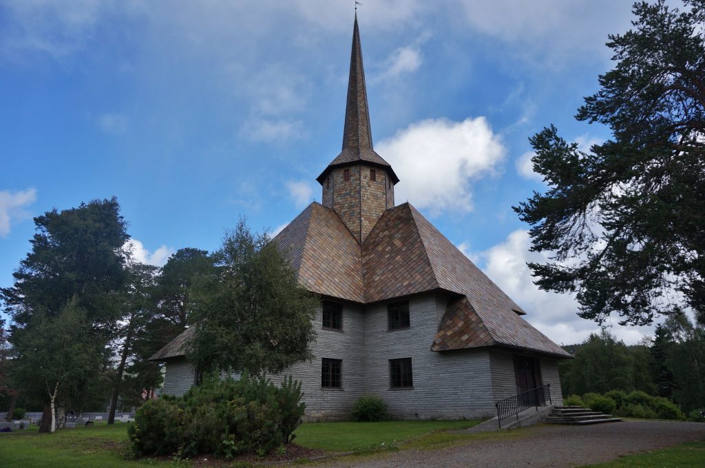 norvege église dombas