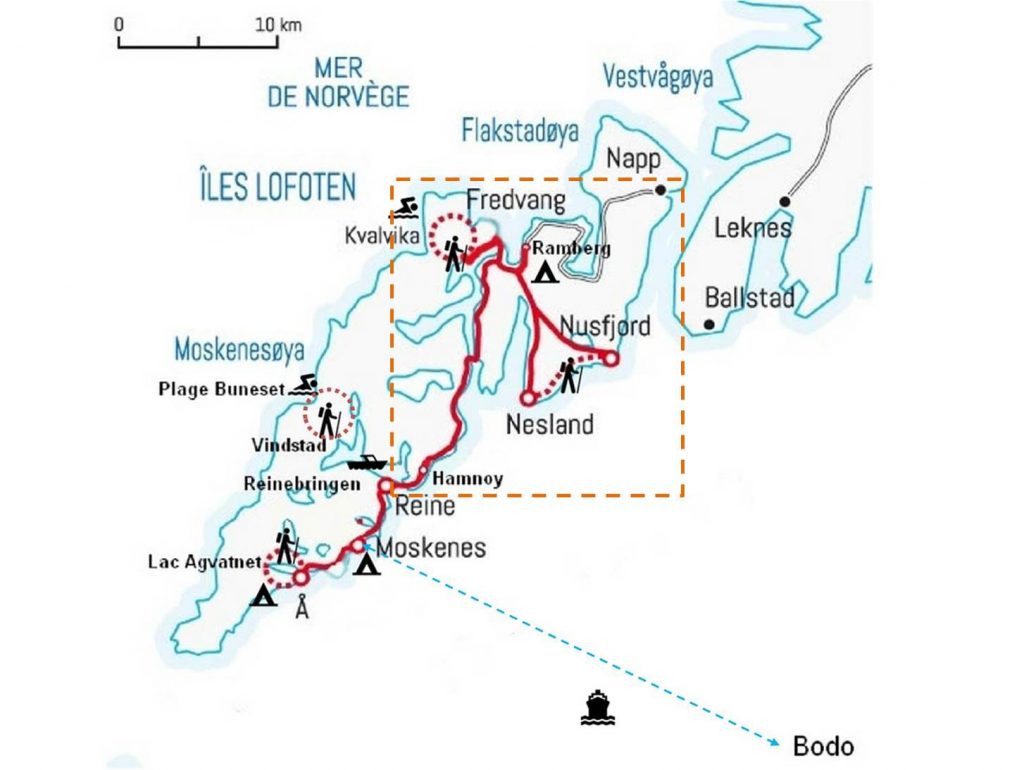 plan lofoten excursions norvege