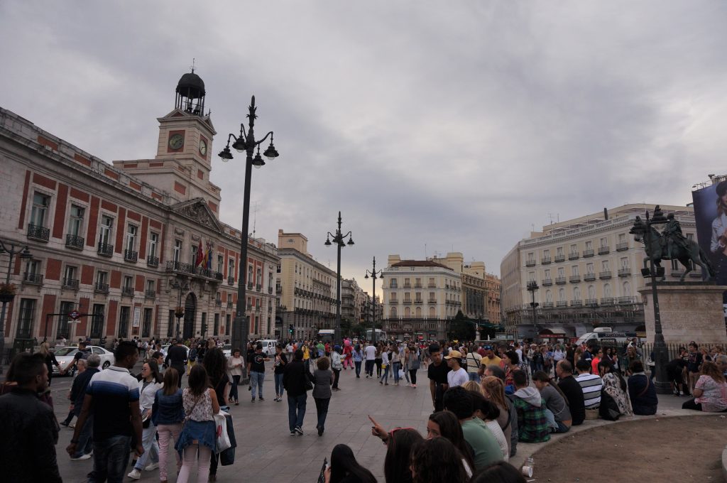 madrid espagne plaza de la puerta del sol