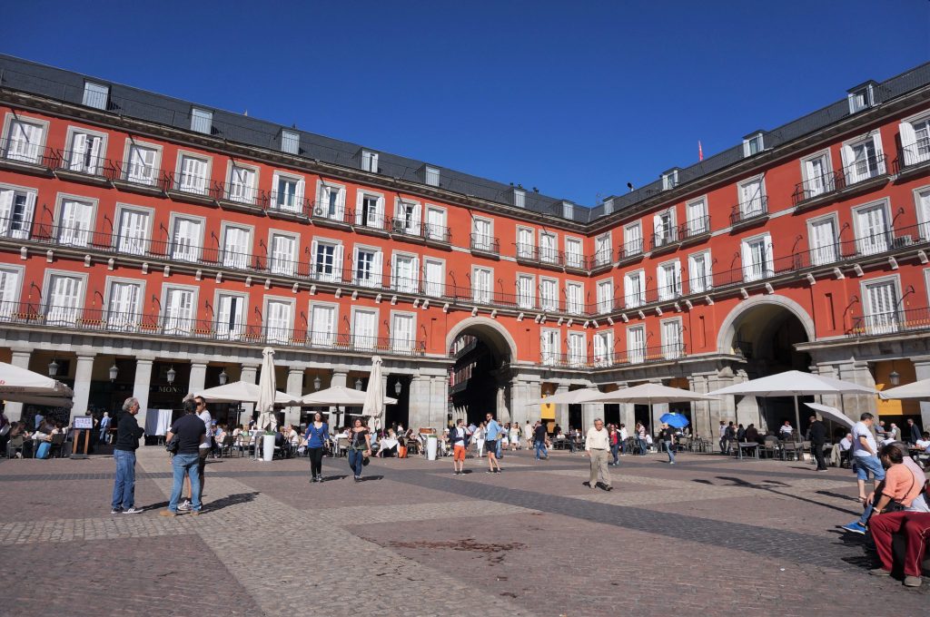 madrid espagne plaza mayor