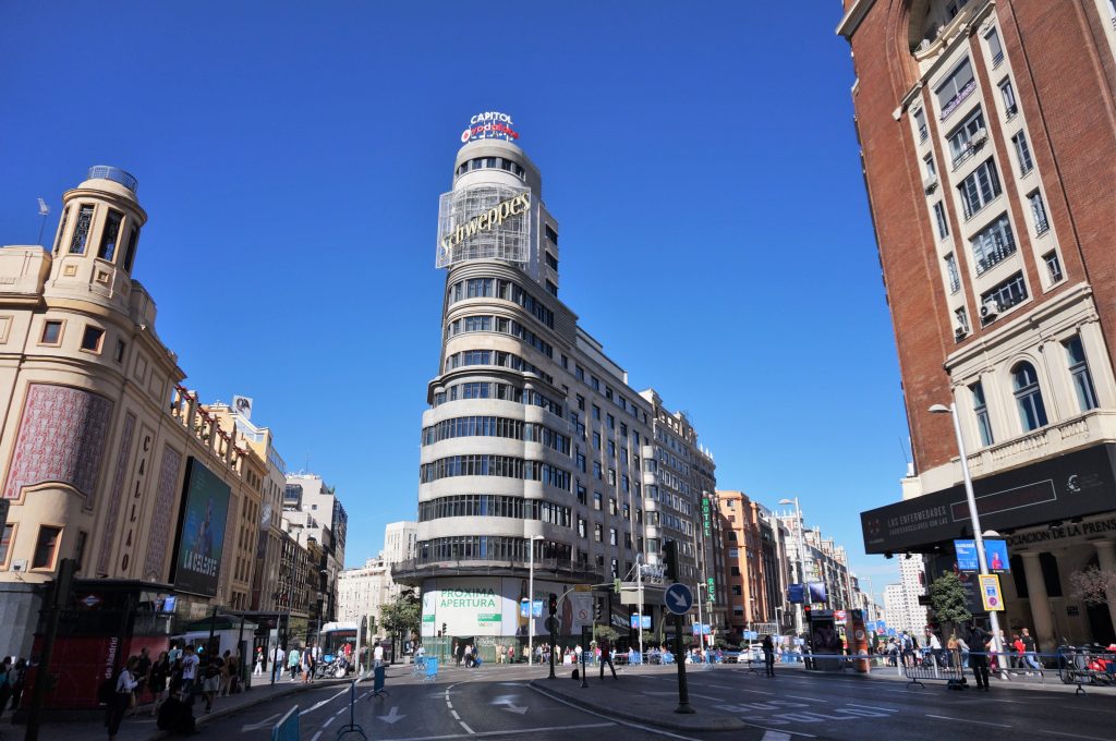 madrid espagne gran via