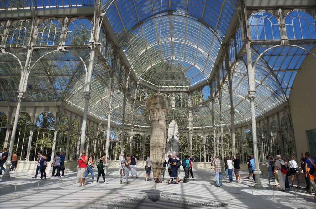 madrid espagne parque del retiro palacio de cristal