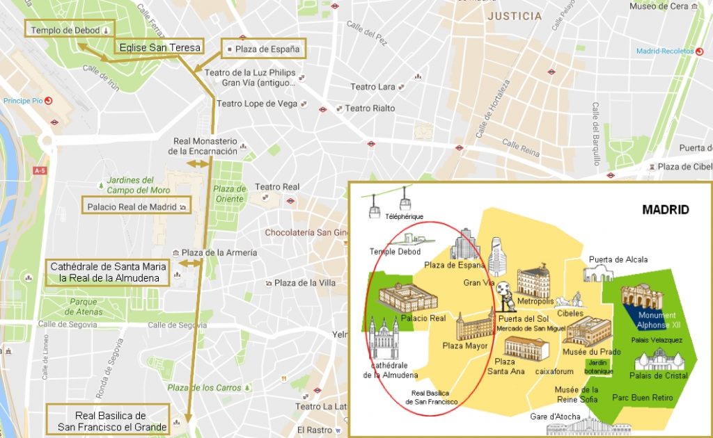 itineraire-1 madrid espagne