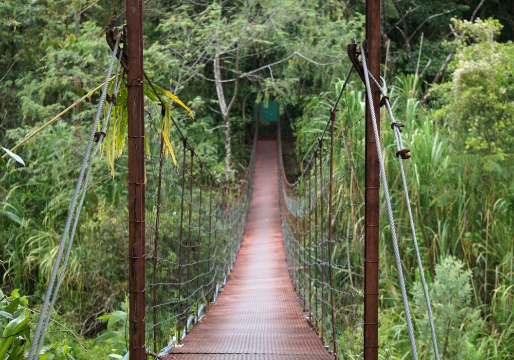 Arenal Observatory lodge - pont suspendu- costa rica