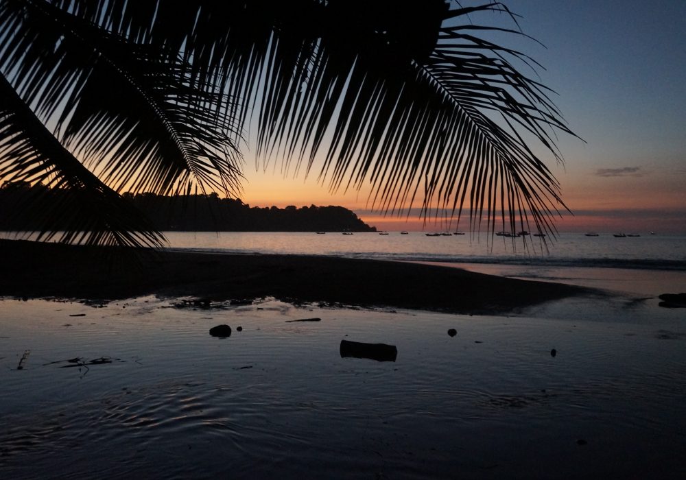 Coucher de soleil sur Bahia Drake - Corcovado - Costa rica