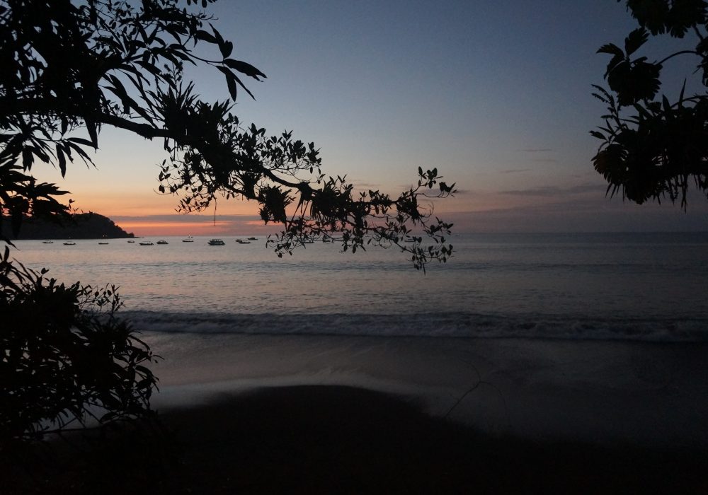 Coucher de soleil sur Bahia Drake - péninsule d'Osa - Corcovado - Costa Rica
