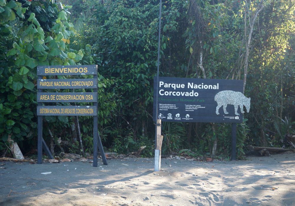 Entrée du parc national de Corcovado - Costa rica