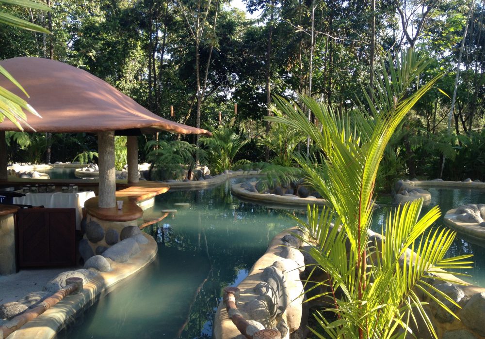 Piscine d'eau chaude - Hôtel Volcano Lodge and Springs - Arenal - Costa rica