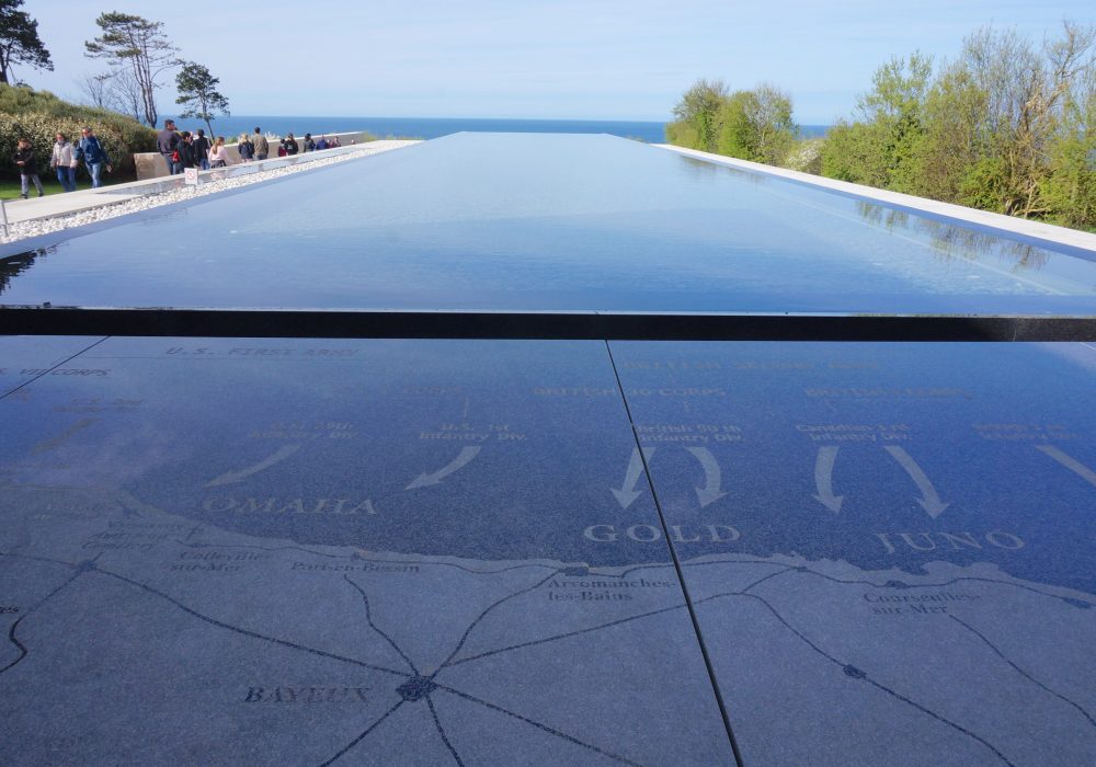 cimetière américain, plages du débarquement normandie