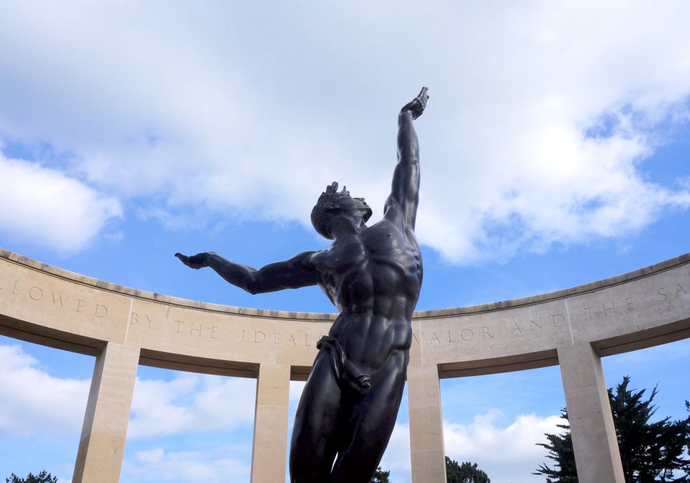 cimetière américain, plages du débarquement normandie