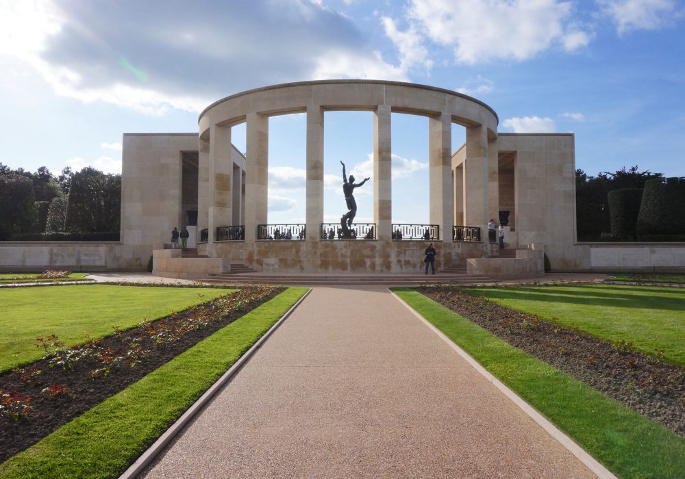 cimetière américain, plages du débarquement normandie