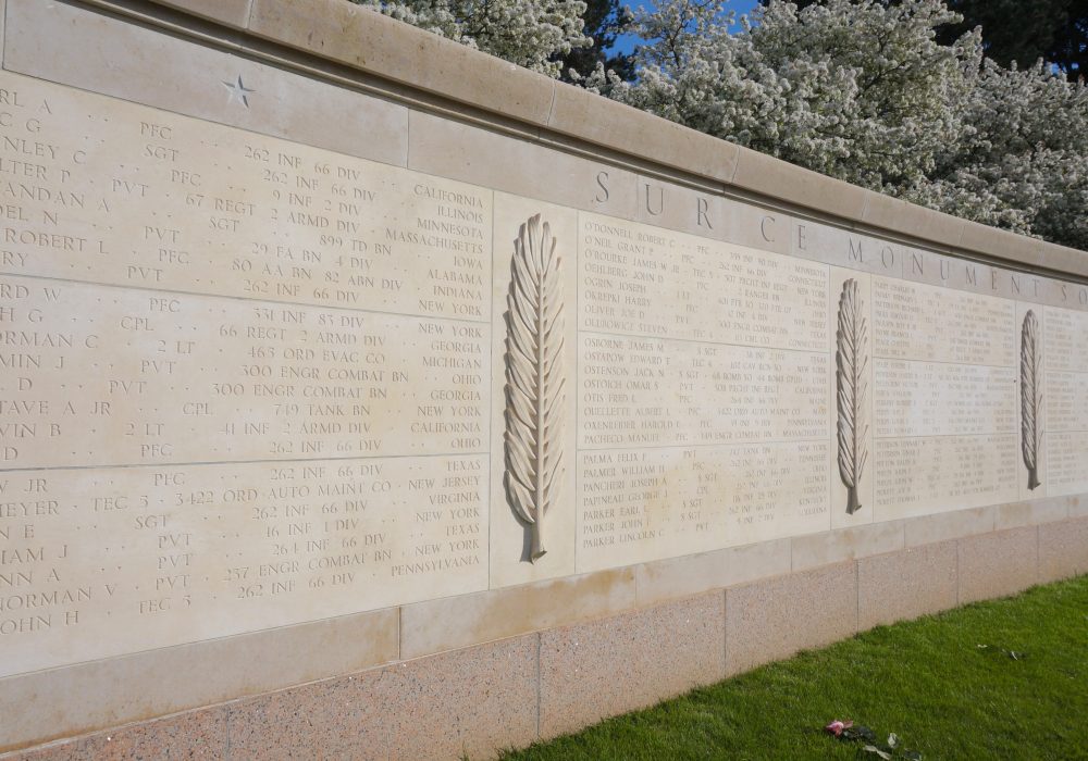 cimetière américain, plages du débarquement normandie