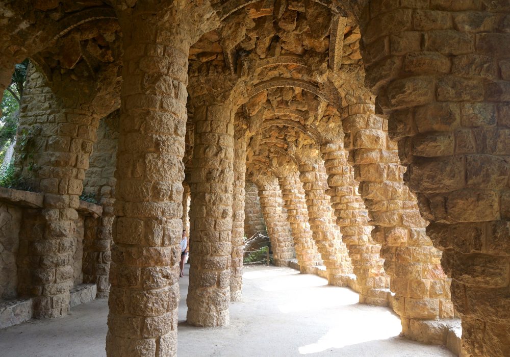 Viaduc - Parc Guell - Barcelone - Espagne