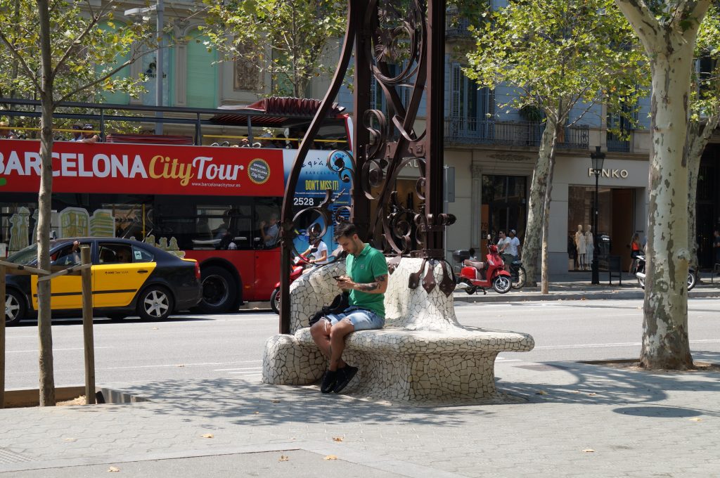 Rue Passeig de Gracia - Barcelone - Espagne