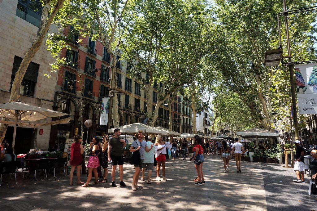 Las Ramblas, Barcelone, Espagne