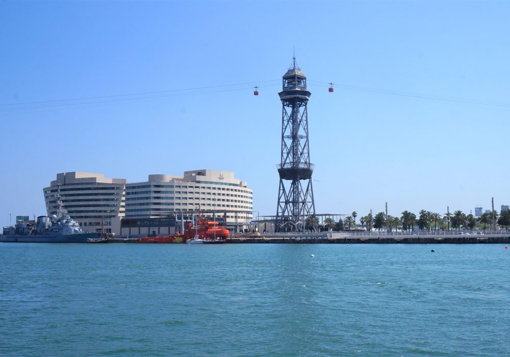 Vieux Port de Barcelone, Téléphérique, Espagne