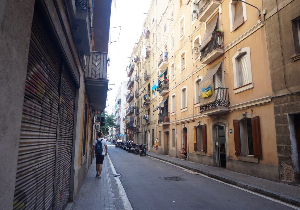 Rue de barceloneta, Barcelone, Espagne