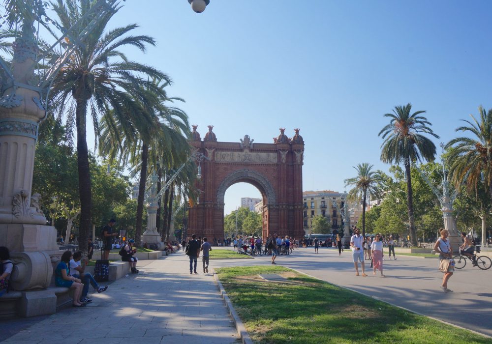 Arc de triomphe, Barcelone, Espagne