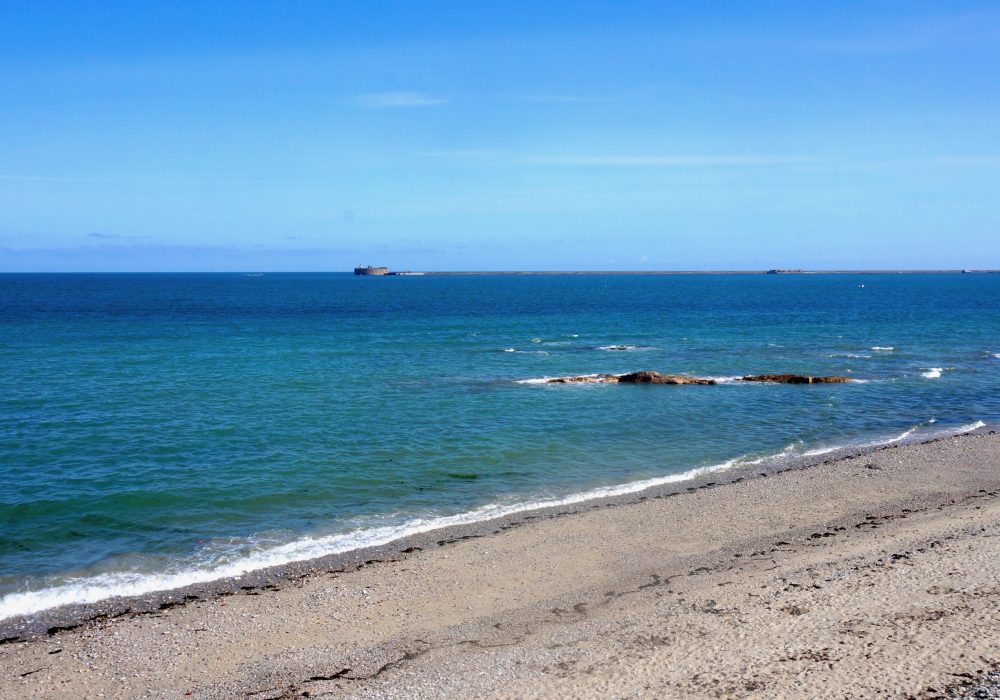 plage cherbourg normandie