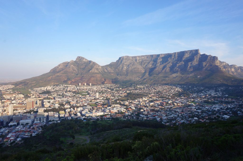 Cape town, signal hill, afrique du sud